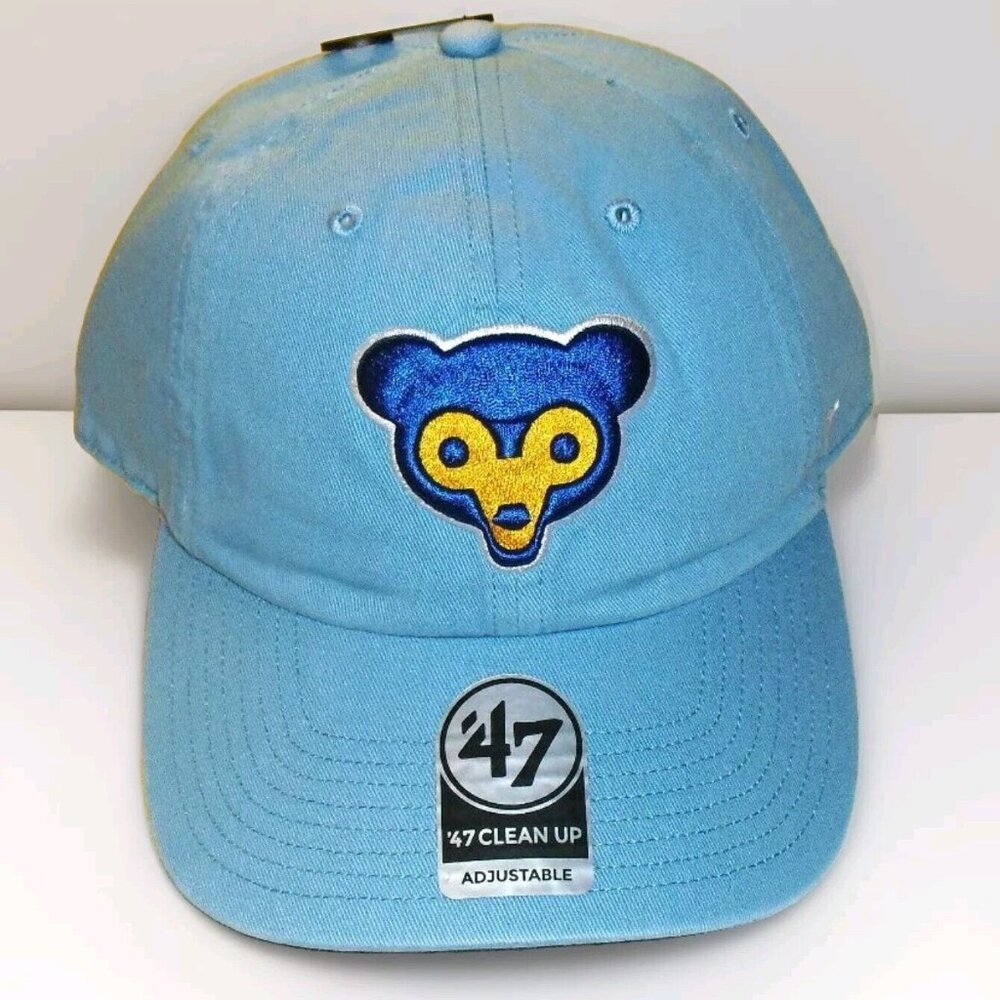Chicago Cubs 47 Brand Mens Clean Up Adjustable Strapback hat cap New Mlb